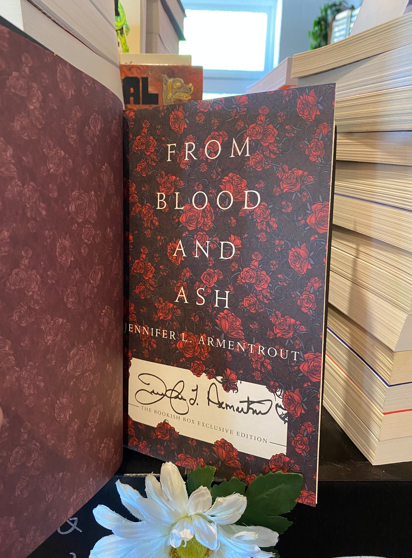 New From Blood and Ash Bookish Box Exclusive Signed Set