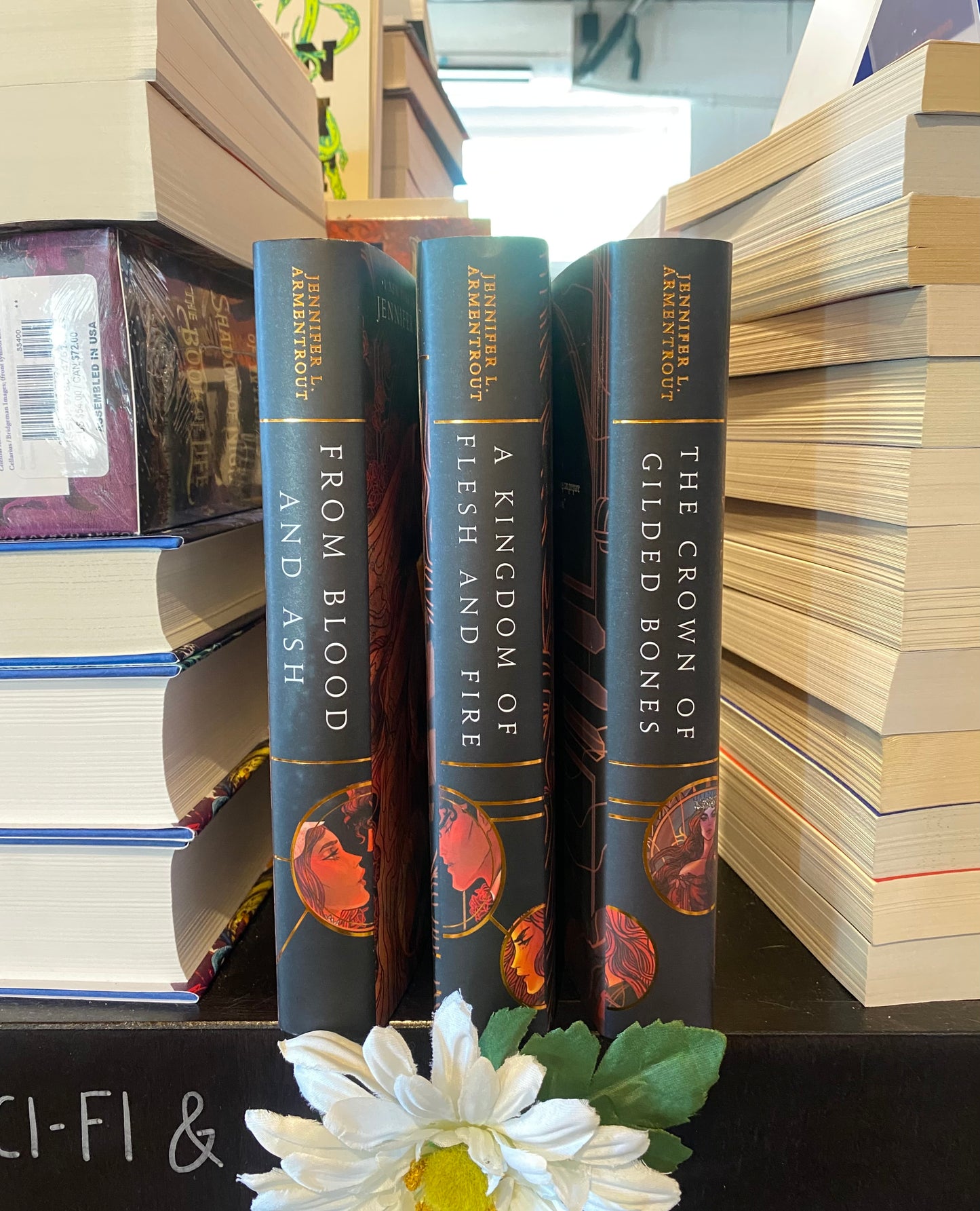 New From Blood and Ash Bookish Box Exclusive Signed Set