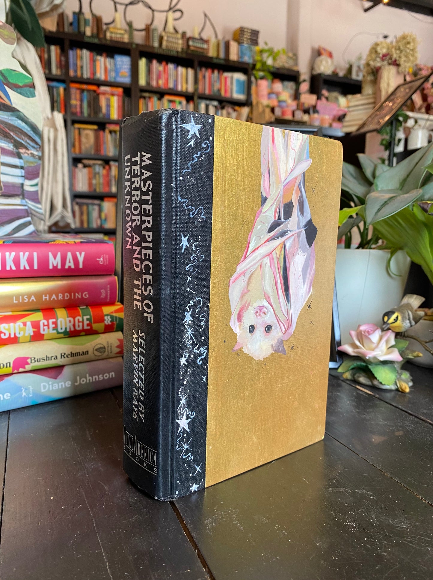 Hand Painted, One of a Kind Book Art- Masterpieces of Terror