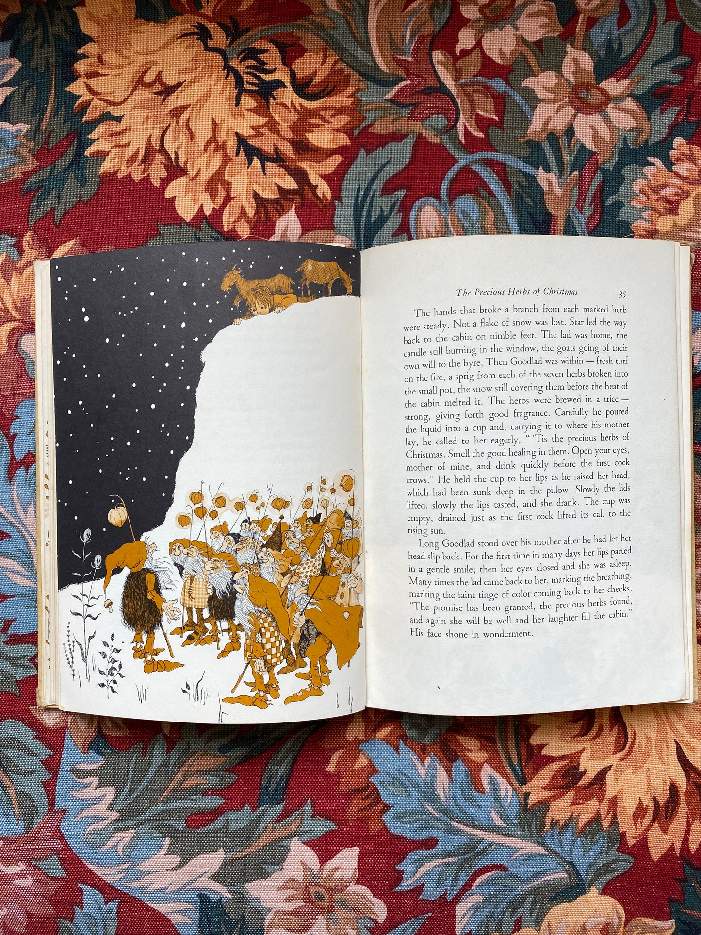 One of a Kind Book Art- Joy to the World