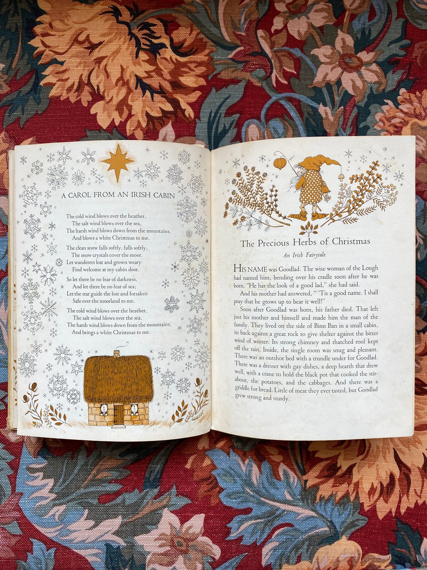 One of a Kind Book Art- Joy to the World