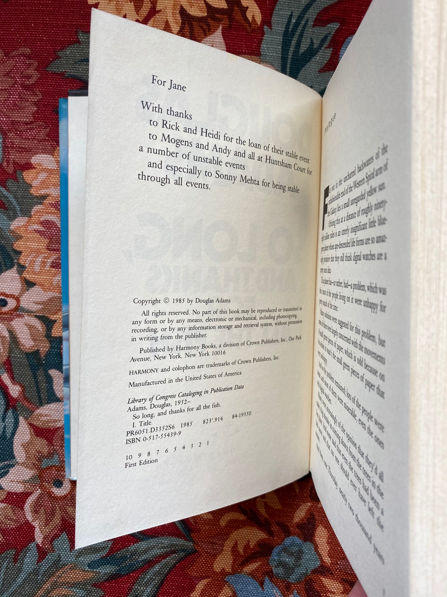 So Long and Thanks for all the Fish by Douglas Adams