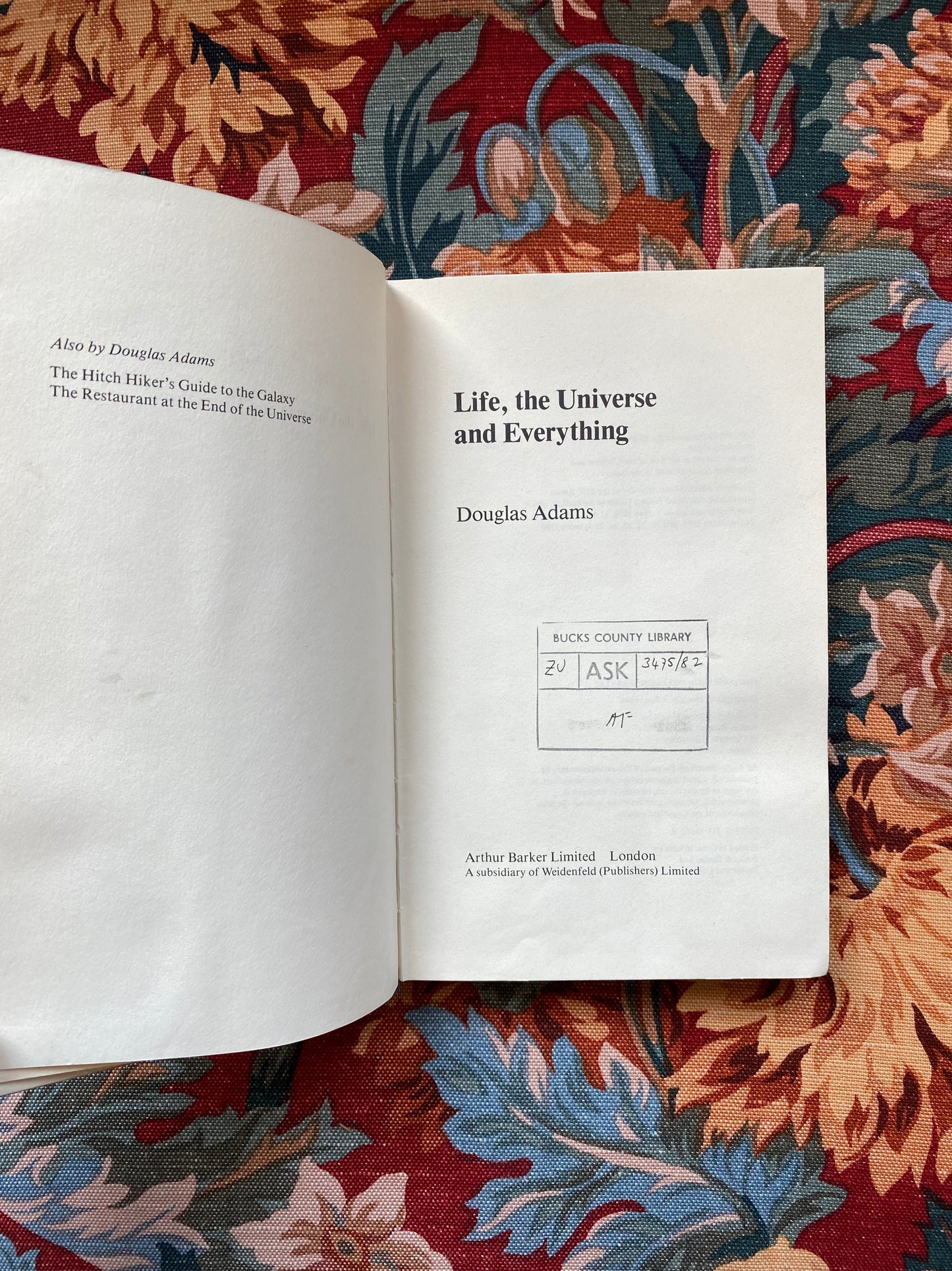 Life and the Universe and Everything by Douglas Adams