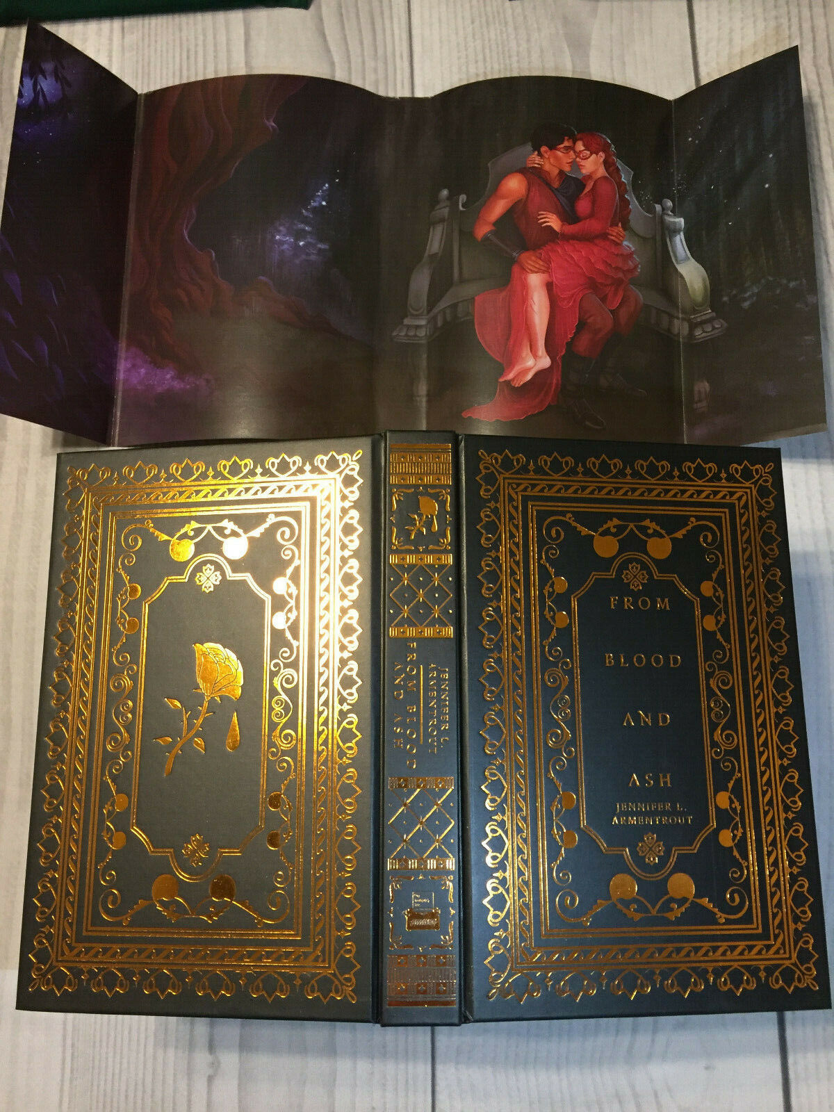 New From Blood and Ash Bookish Box Exclusive Signed Set
